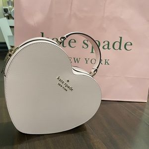 Kate Spade Love Shack Pink Heart Novelty Purse